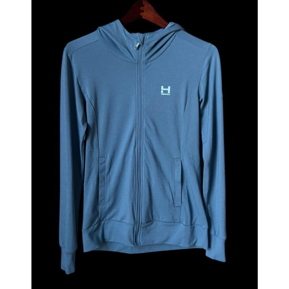 Himali S Momentum Hoodie Polartec Full Zip FLATIRON PARK blue Outdoor Gorpcore